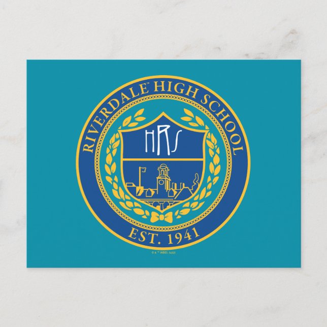 Riverdale High School Seal Postcard (Front)
