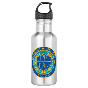 Riverdale High School Seal Stainless Steel Water Bottle