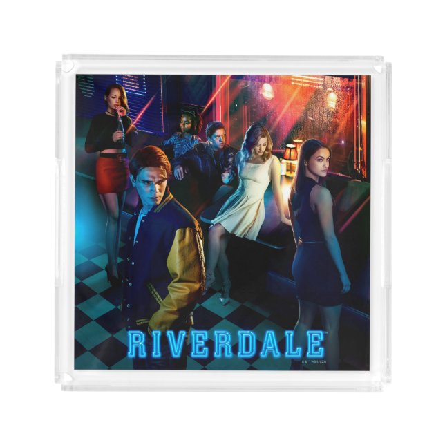 Riverdale Inside Pop's Diner Poster Acrylic Tray (Front)