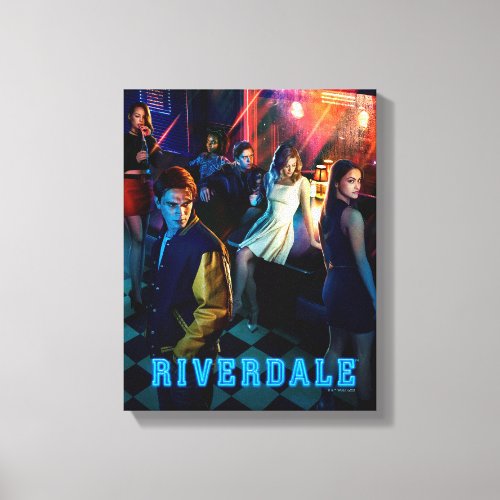 Riverdale Inside Pops Diner Poster Canvas Print