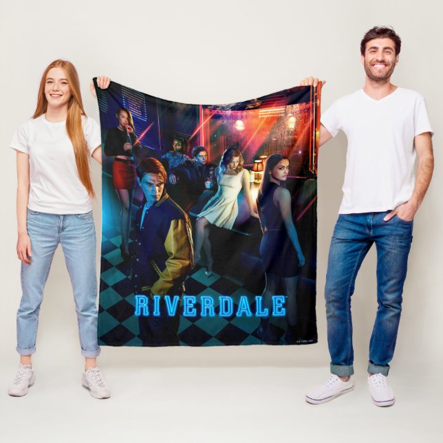 Riverdale Inside Pop's Diner Poster Fleece Blanket (In Situ)