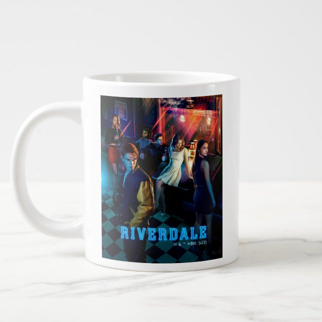 Riverdale Inside Pop's Diner Poster Giant Coffee Mug (Left)