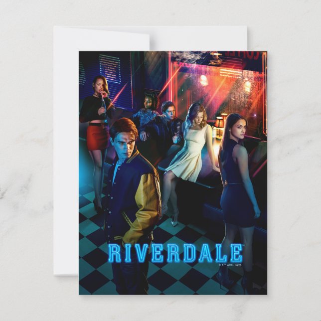 Riverdale Inside Pop's Diner Poster Note Card (Front)