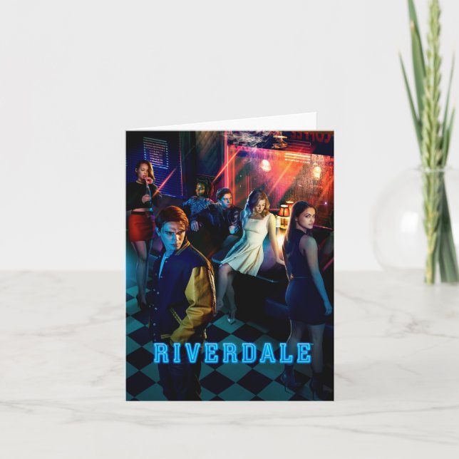 Riverdale Inside Pop's Diner Poster Note Card (Front)