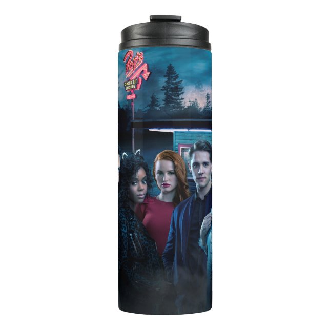 Riverdale Outside Pop's Diner Poster Thermal Tumbler (Front)