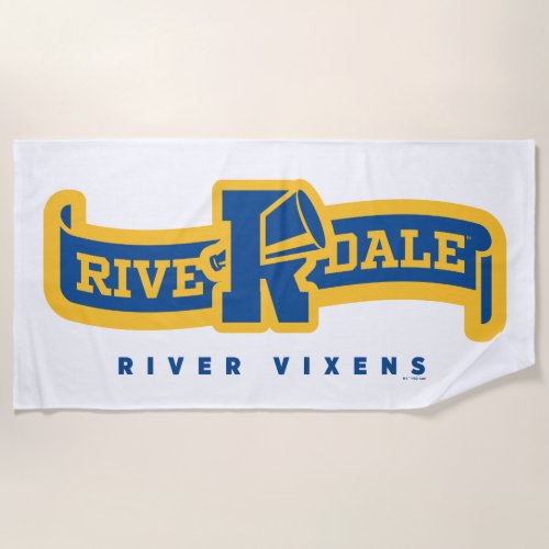Riverdale River Vixens Banner Beach Towel