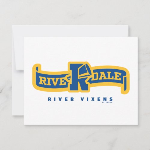 Riverdale River Vixens Banner Note Card