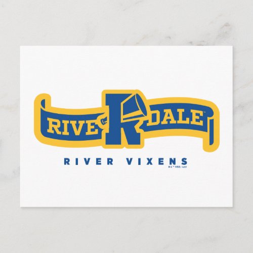 Riverdale River Vixens Banner Postcard