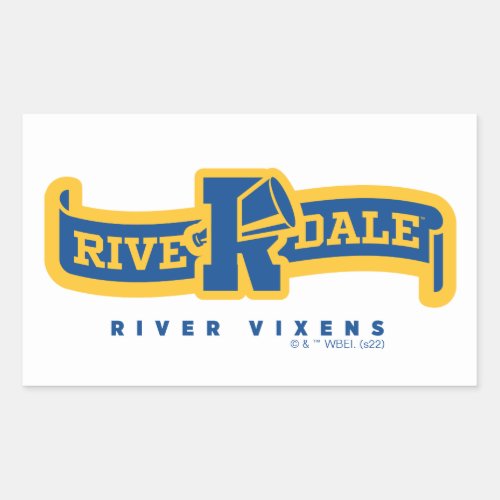 Riverdale River Vixens Banner Rectangular Sticker