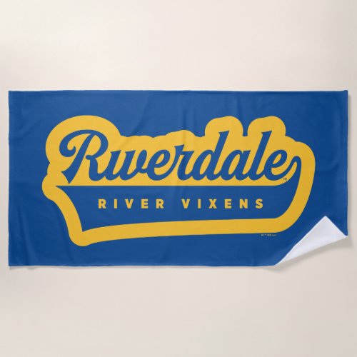 Riverdale River Vixens Logo Beach Towel