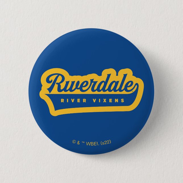Riverdale River Vixens Logo Button (Front)
