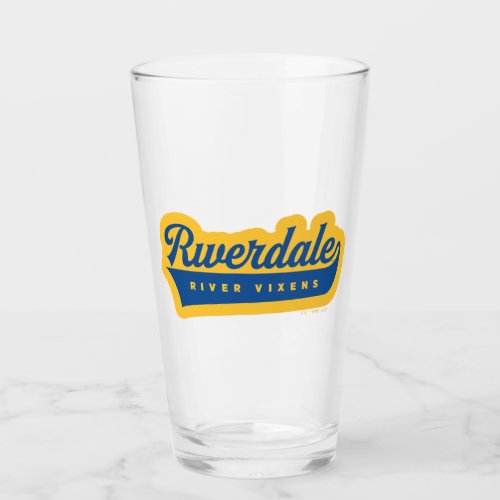 Riverdale River Vixens Logo Glass