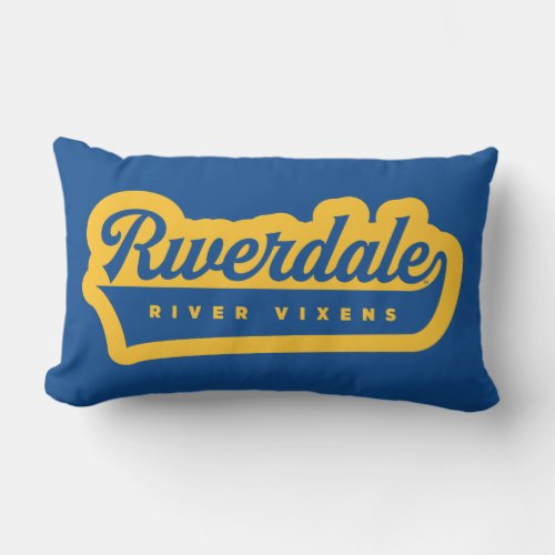 Riverdale River Vixens Logo Lumbar Pillow
