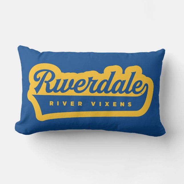 Riverdale River Vixens Logo Lumbar Pillow (Front)