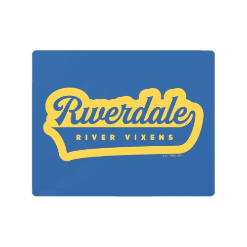 Riverdale River Vixens Logo Metal Print