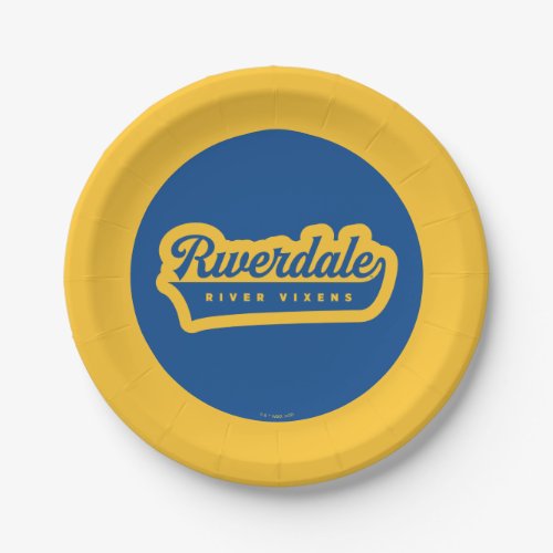 Riverdale River Vixens Logo Paper Plates