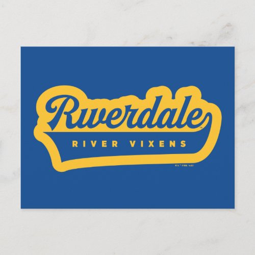 Riverdale River Vixens Logo Postcard