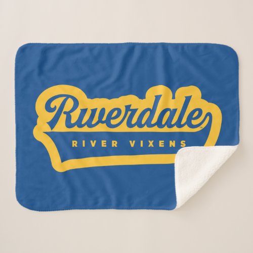 Riverdale River Vixens Logo Sherpa Blanket