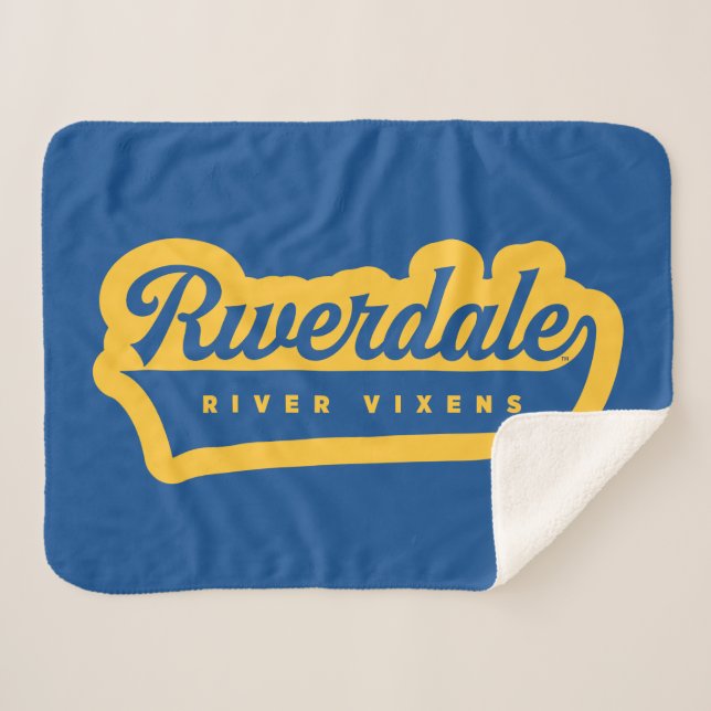 Riverdale River Vixens Logo Sherpa Blanket (Front (Horizontal))