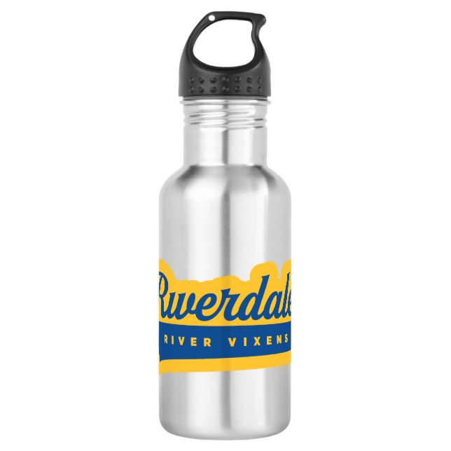 Riverdale River Vixens Logo Stainless Steel Water Bottle (Front)