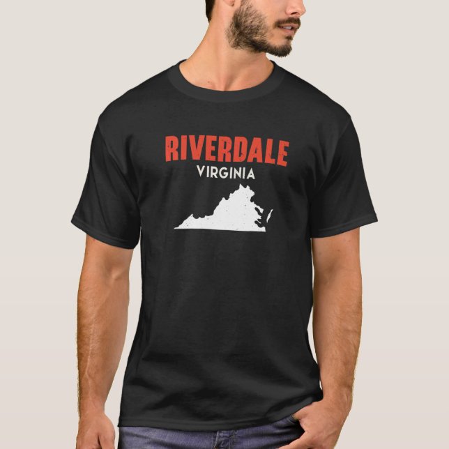 Riverdale Virginia USA State America Travel Virgin T-Shirt (Front)
