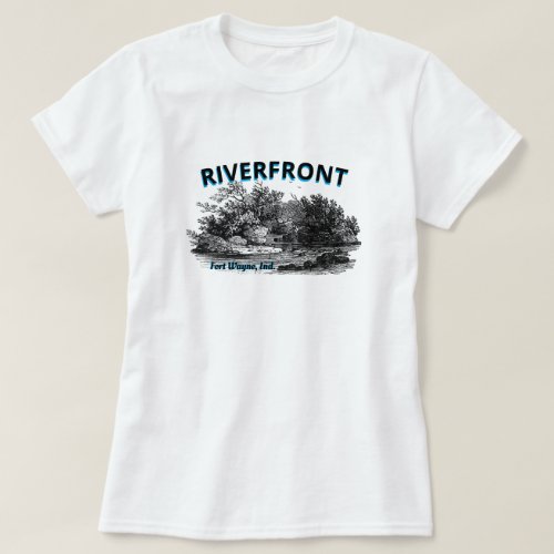 Riverfront Fort Wayne Indiana T_Shirt