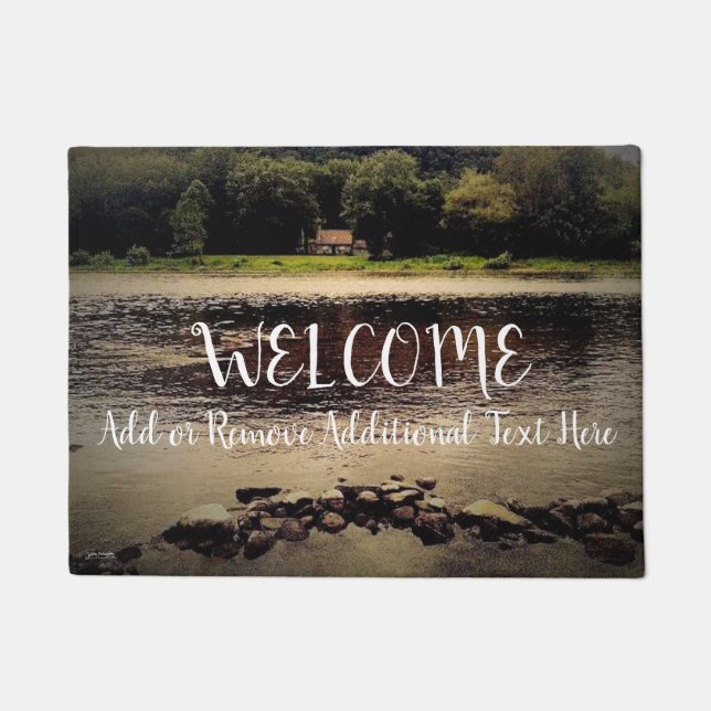 Riverfront House Doormat (Front)