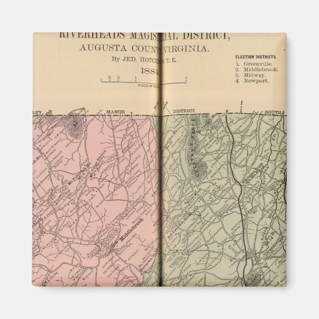 Riverheads, Augusta County Magnet (Front)