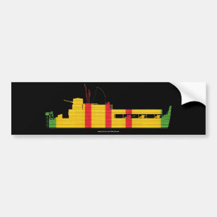 Riverine Inf. ATC on VSM Ribbon Bumper Sticker