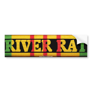 Riverine Inf. River Rat VSM Bumper Sticker