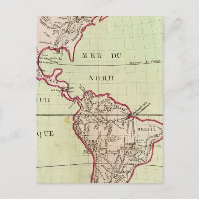 Rivers and Mountains of the Americas Postcard (Front)