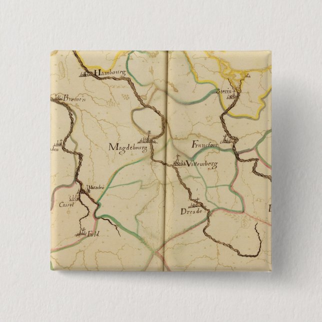 Rivers and Valleys of Germany Button (Front)