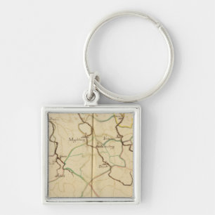 Rivers and Valleys of Germany Keychain