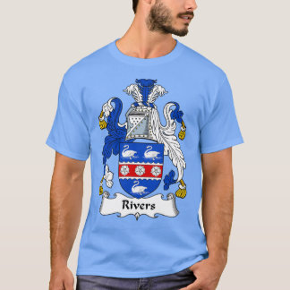 Rivers Coat of Arms Family Crest 1 T-Shirt