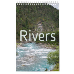 Rivers Collection Wall Calendar
