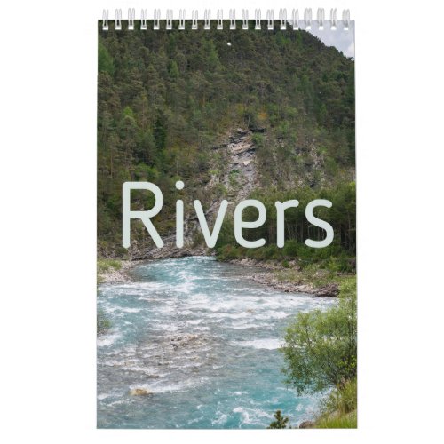 Rivers Collection Wall Calendar