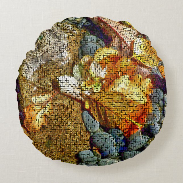 RIVERS ROUND PILLOW (Front)