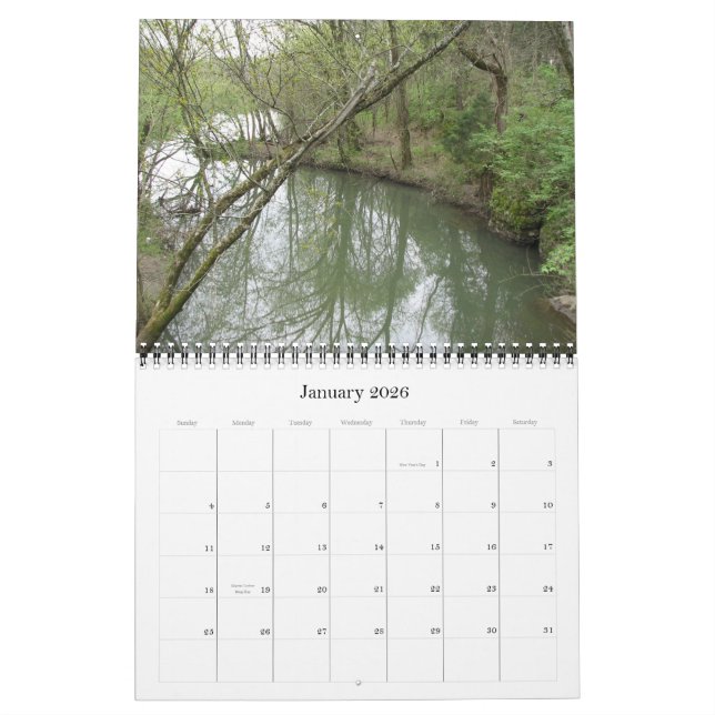 Rivers & Streams, 2012 Calendar (Jan 2026)