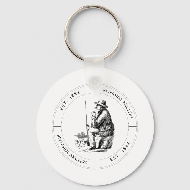 Riverside Anglers Keychain (Front)