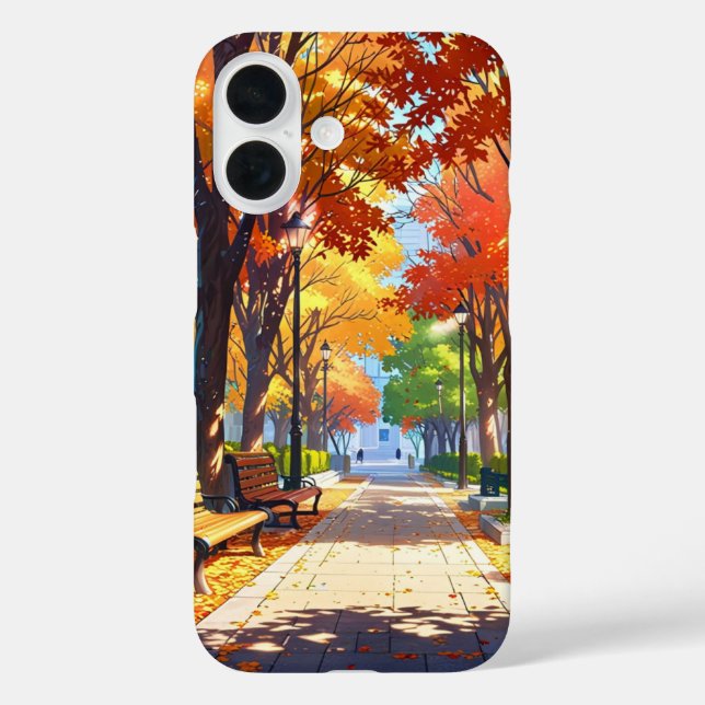 Riverside Autumn Path Case-Mate iPhone Case (Back)
