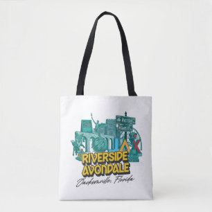 Riverside Avondale Neighborhood Tote Bag