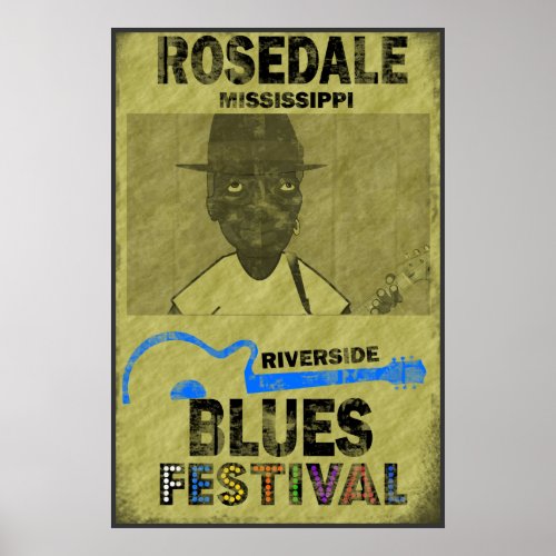 Riverside Blues Festival Poster