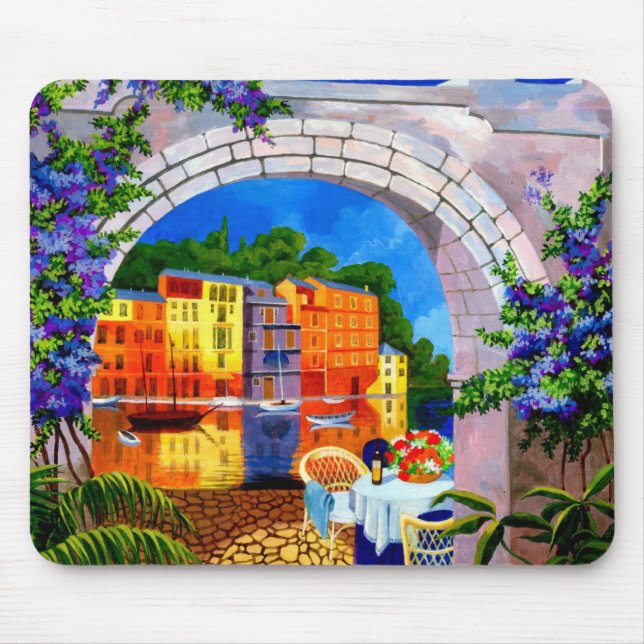 Riverside Cafe Mouse Pad (Front)