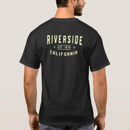 Riverside California 1870 Ca American Santa Ana Us T_Shirt