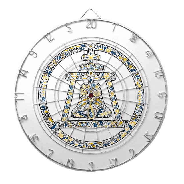 Riverside, California - A Tribute Dartboard With Darts (Front)