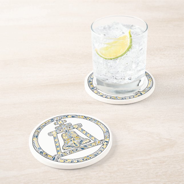 Riverside, California - A Tribute Drink Coaster (Side)