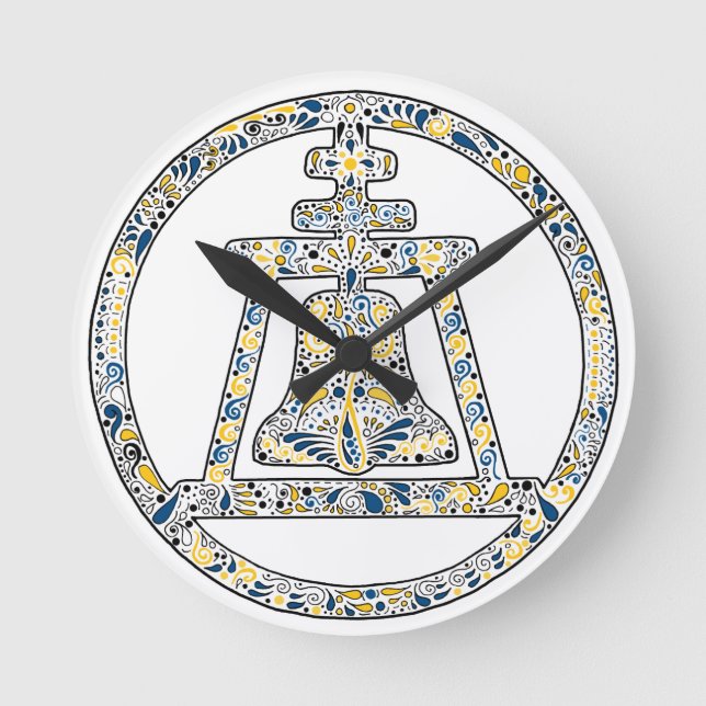 Riverside, California - A Tribute Round Clock (Front)