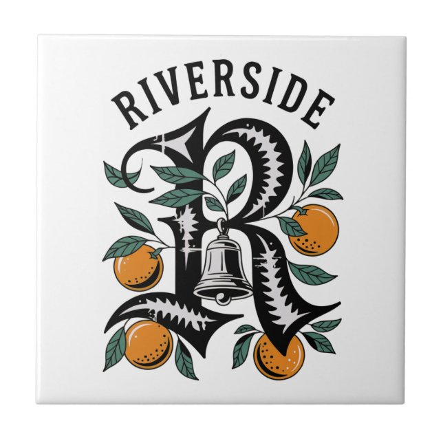 Riverside California  Ceramic Tile (Front)