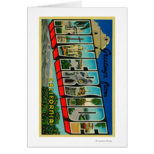 Riverside, California - Large Letter Scenes Cards