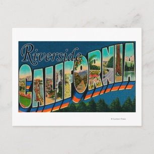 Riverside, California - Large Letter Scenes Postcard